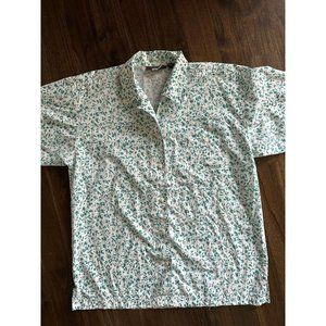 Headliners Vintage Button Up Short Sleeve Hawaiian Shirt Large